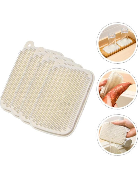 Juego de Cepillos de Cocina PRETYZOOM 4 Piezas Cerdas Suaves