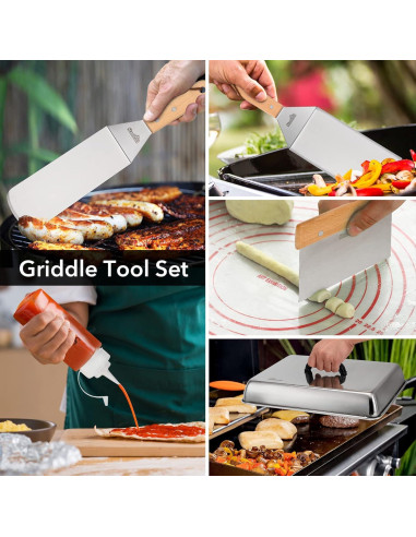 Set de Accesorios para BBQ Stanbroil - 6 Piezas Acero Inoxidable