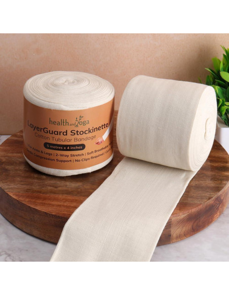 Cinta Tubular de Algodón LayerGuard 10.16 cm - Vendaje Médico