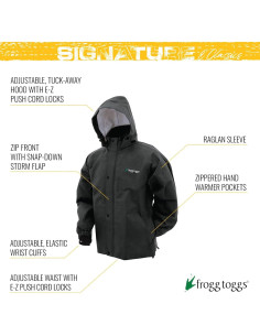 Chaqueta de Lluvia Frogg Toggs Bull Frogg para Hombre XL 2