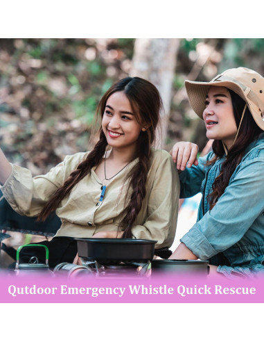 12 Silbatos de Emergencia Aluminio FdcLixuvol 6 Colores