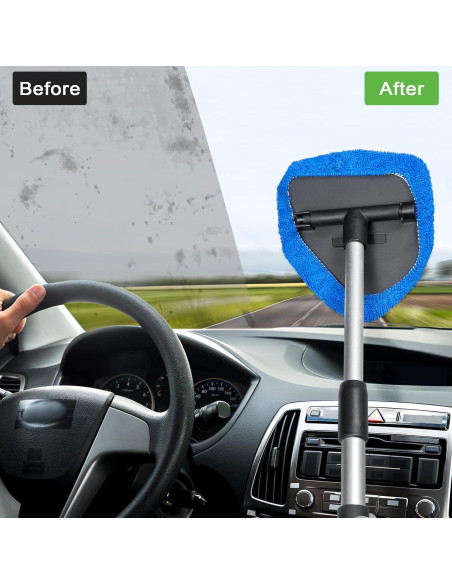 Kit de Limpieza de Parabrisas Tallew 3 Pcs con Mango Extensible