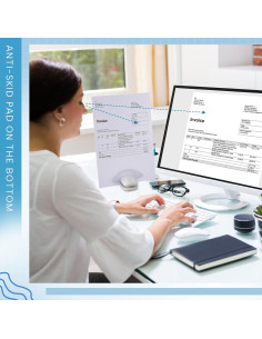 Soporte de Papel Faccito 3 Pcs Antideslizante Blanco 2