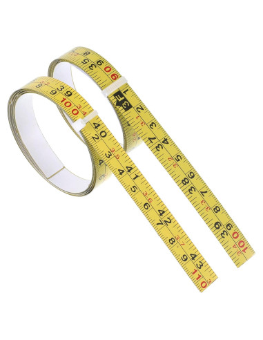 Cinta Métrica Autoadhesiva de Acero SynHHergyx 100cm 2 Pcs