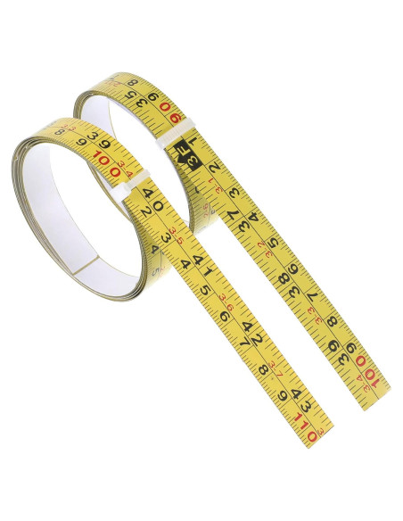 Cinta Métrica Autoadhesiva de Acero SynHHergyx 100cm 2 Pcs