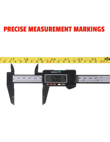 Cinta Métrica Autoadhesiva de Acero SynHHergyx 100cm 2 Pcs