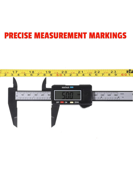 Cinta Métrica Autoadhesiva de Acero SynHHergyx 100cm 2 Pcs