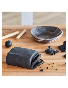 Set de Arcilla Polimérica Negra Craft Smart 0.46 kg para Hornear