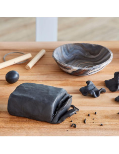 Set de Arcilla Polimérica Negra Craft Smart 0.46 kg para Hornear 2
