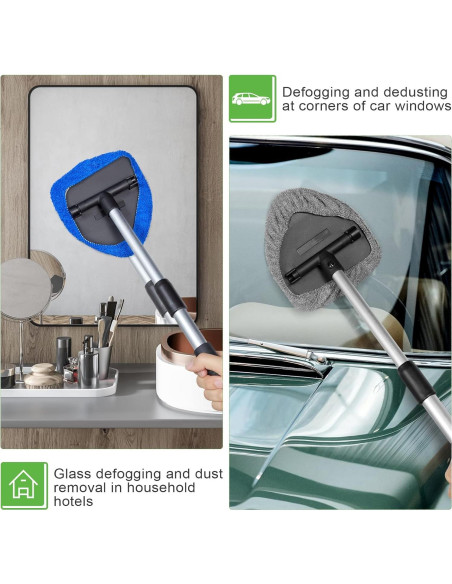 Kit de Limpieza de Parabrisas Tallew 3 Pcs con Mango Extensible