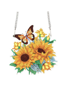 Kit de Adorno Colgante de Diamante AiYuanzsh Mariposa 5D