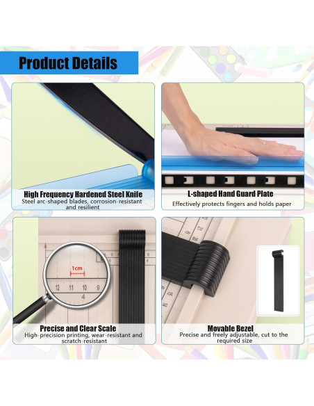 Cortadora de Papel Guillotina YCWF 30.48 cm 12 Hojas