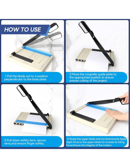 Cortadora de Papel Guillotina YCWF 30.48 cm 12 Hojas