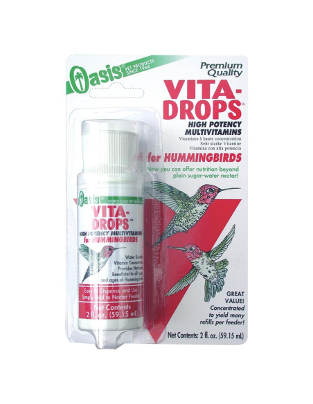 OASIS Gotas Vita Colibrí 56.7g - Multivitaminas para Aves