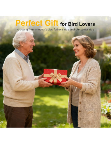 Cámara de Observación de Pájaros Vigytek 2K HD con Ventosa