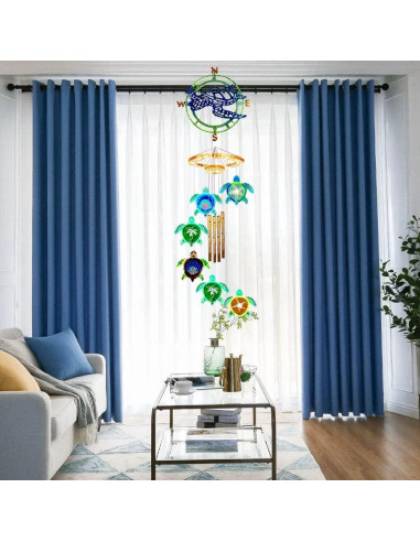 Kit de Moldes de Resina KABAKE para Campanas de Viento Tortuga Marina