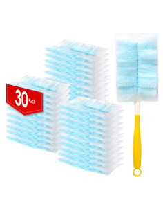 30 Recargas Plumero Electrostático Senowi con Mango Corto