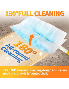 30 Recargas Plumero Electrostático Senowi con Mango Corto 2