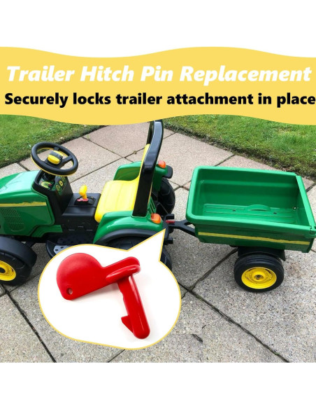Remache de Enganche de Remolque x2 x Peg Perego John Deere