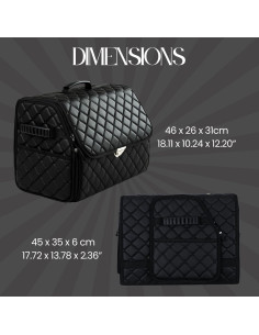 Organizador de Maletero Plegable Cuero Negro The Mask El Turko 2