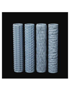 Juego de Rodillos de Terreno AS744C para DND y RPG - 4 Patrones