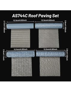 Juego de Rodillos de Terreno AS744C para DND y RPG - 4 Patrones 2