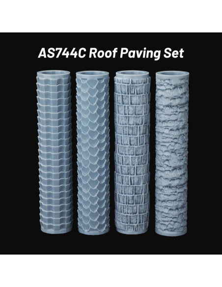 Juego de Rodillos de Terreno AS744C para DND y RPG - 4 Patrones
