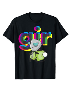 Camiseta de hombre Invader Zim Gir colorida - Ropa oficial
