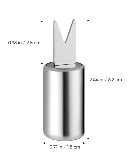 Tenedores para Mazorcas de Maíz Luxshiny - 10 Piezas Acero Inoxidable