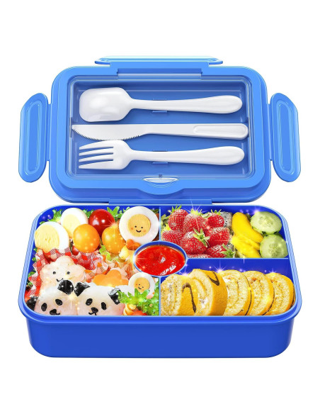 Caja de Almuerzo Bento DaCool 7.5 Tazas a Prueba de Fugas Azul