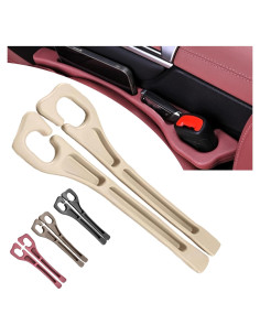 Relleno Espacio Asientos Coche Genérico Beige 2 Piezas