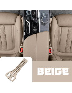 Relleno Espacio Asientos Coche Genérico Beige 2 Piezas 2