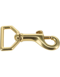 Mosquetón Giratorio Buckleguy 3001A Latón Natural 15.9mm 2