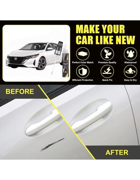 Lápiz de Pintura XNA Aspen White TriCoat para Nissan 12ml