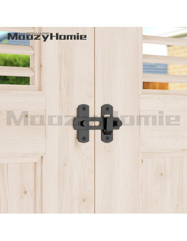 Cierre de Puerta Deslizante MaozyHomie 4 Pzas Acero Inoxidable