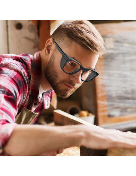 Gafas de Seguridad TOREGE Antivaho Antiluz Azul para Trabajo