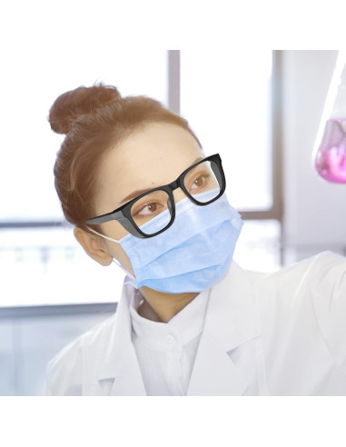 Gafas de Seguridad TOREGE Antivaho Antiluz Azul para Trabajo