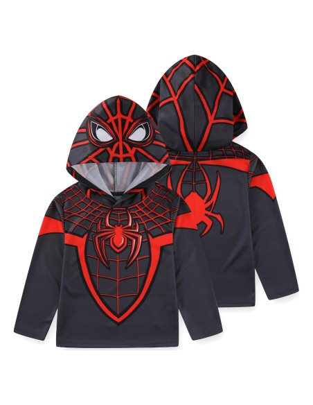 Camiseta con Capucha de Manga Larga Marvel Miles Morales Niños