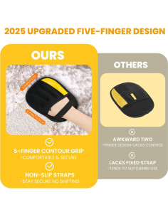 Guante Eliminador de Pelo de Mascota Guowo 2 Pcs Reutilizable 2