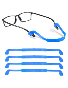Correa para Gafas lvvfit Silicona Antideslizante 21cm 4pcs Azul