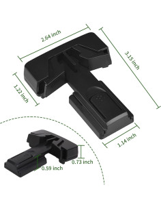 Cerradura de Seguridad para Refrigerador HBAFDL2GB - Negro 2