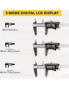 Calibrador Digital General Tools 1478 - 203mm - Pantalla LCD 2