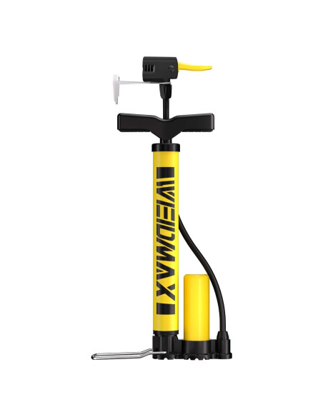 Bomba de Bicicleta WEIDMAX Manual 160 PSI Doble Válvula