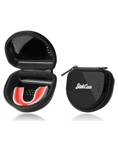 Estuche para Protector Bucal Stukcaze Negro 7.87x7.62x3.56cm