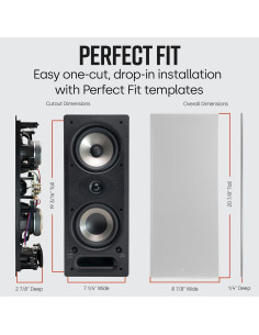 Altavoz de Pared Polk Audio 265-RT 3 Vías - Sonido Envolvente 2