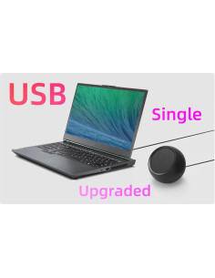 Altavoz USB XKX054C para Computadora - Sonido Claro y Graves Profundos 2