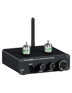 Fosi Audio BOX X3 Preamplificador Phono Bluetooth 5.0 Hi-Fi