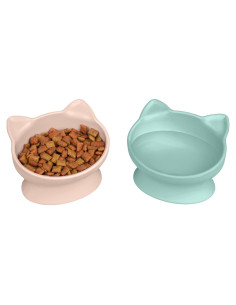 Tazones Elevados para Gato Kitty City - 2 Piezas 184g