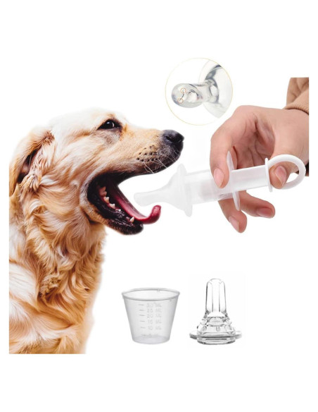Jeringa de Alimentación Oral Eforlike 2ml para Gatos y Perros