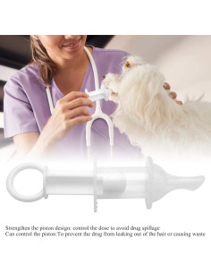 Jeringa de Alimentación Oral Eforlike 2ml para Gatos y Perros 2